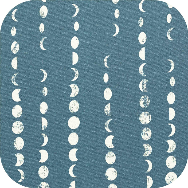 Rideau occultant en polyester Gudinas, L 52 po x L 84 po, Bleu