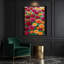 "Watercolor Botanical 21", art mural sur toile rouge-907120996