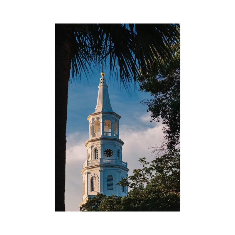Charleston Steeple VII by Bethany Young - Print on Canvas, 66.04cm H x 45.72cm W x 3.81cm D, Wrapped Canvas