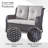 Bonia Wicker 4 - Person Patio Conversation Set with Cushions-2054875442-2049054040