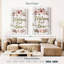 Panneau floral sur bois-1520149980
