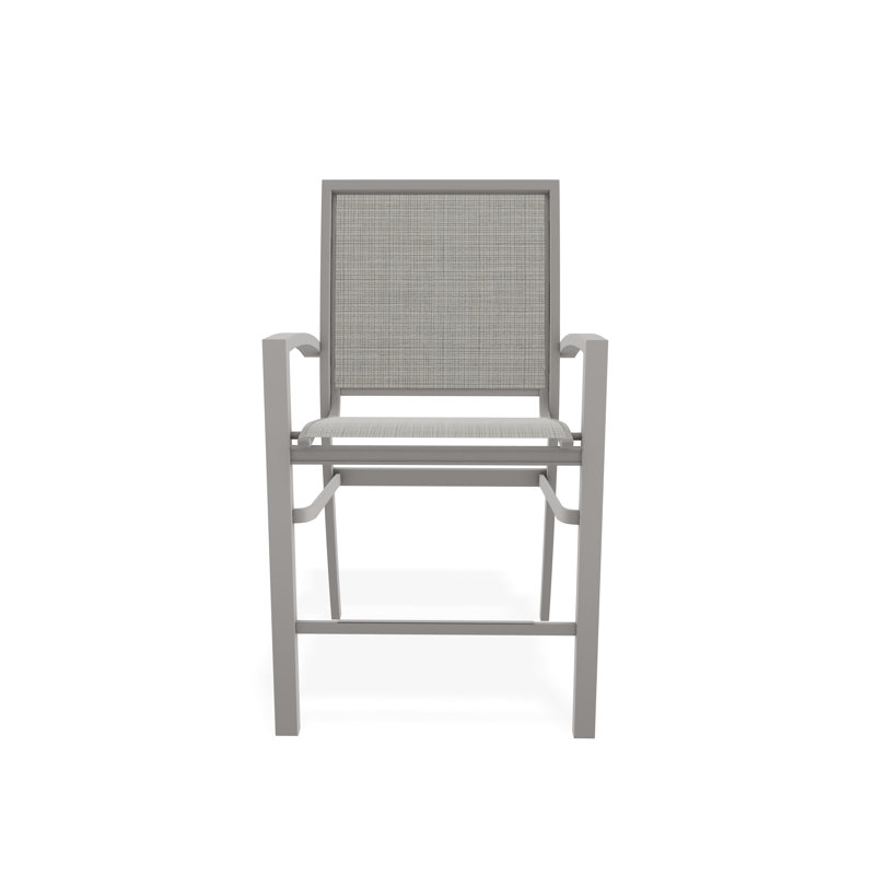 Tabouret de comptoir d'extérieur 26 po Kendall, Gris chaleureux, Diacre