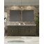 Plateau de meuble-lavabo double l 84 po x P 22 po Laurel-82319308-82319311