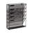 Mind Reader 5-Tier Vertical File Storage, Desktop Organizer, Wall Mount, Office, Metal Mesh, 12.75"L x 4"W x 16"H-1667585325