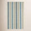 Long Slade Indigo Handwoven Cotton Rug-1550822323