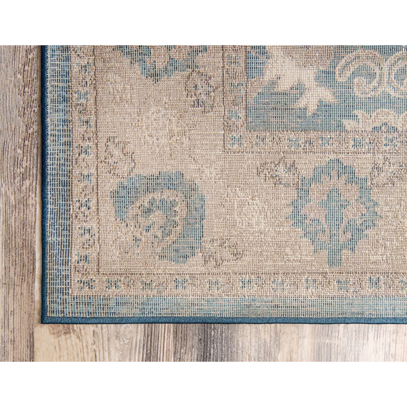 Linz Ikat Indoor Rug, Square 5'