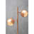 Karter Copper Finish Table Lamp With Two Lights