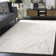 Ebony Hand Tufted Cotton/Wool Abstract Area Rug in Gray/Ivory