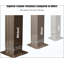 Pavillon de jardin extérieur 13 po x 15 pi avec double toit en acier galvanisé, système de drainage et rideaux d'intimité pour un confort toute l'année