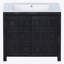 Armoire de salle de bain 36 "Retro Espresso