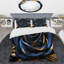 Ensemble de housse de couette en microfibre / polyester Gilded Rose In Kings Blue II-198977336