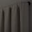 Eclipse Barnes 1" Blackout Wrap 28-48" Sliding Window Curtain Rod in Matte Black-86329014-86329013