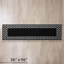 Tapis de couloir gris clair / blanc Trellis-851438772