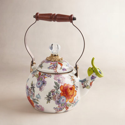 MacKenzie-Childs Flower Market Whistling Kettle