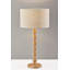 Lampe de table en bois massif Levy-87384475