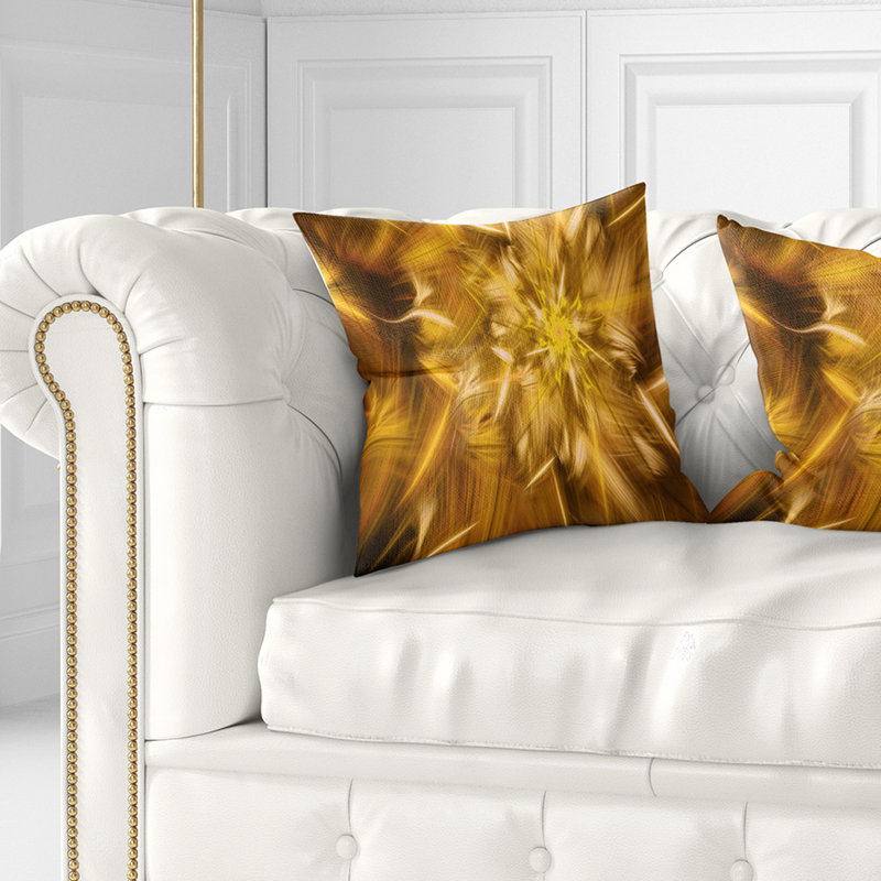 Coussin floral exotiques de fleurs, 16 po x 1 po, Coussin décoratif