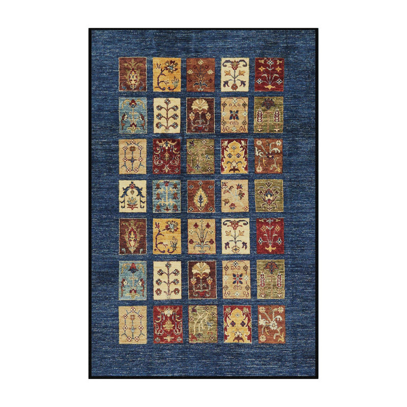 Abstract Indoor Rug, Rectangle 4' x 6'