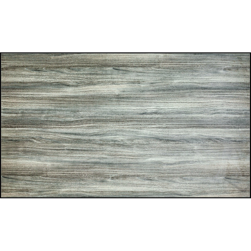 Modern Gray Rectangular Dining Table, Durable and Space-Efficient for Contemporary Homes