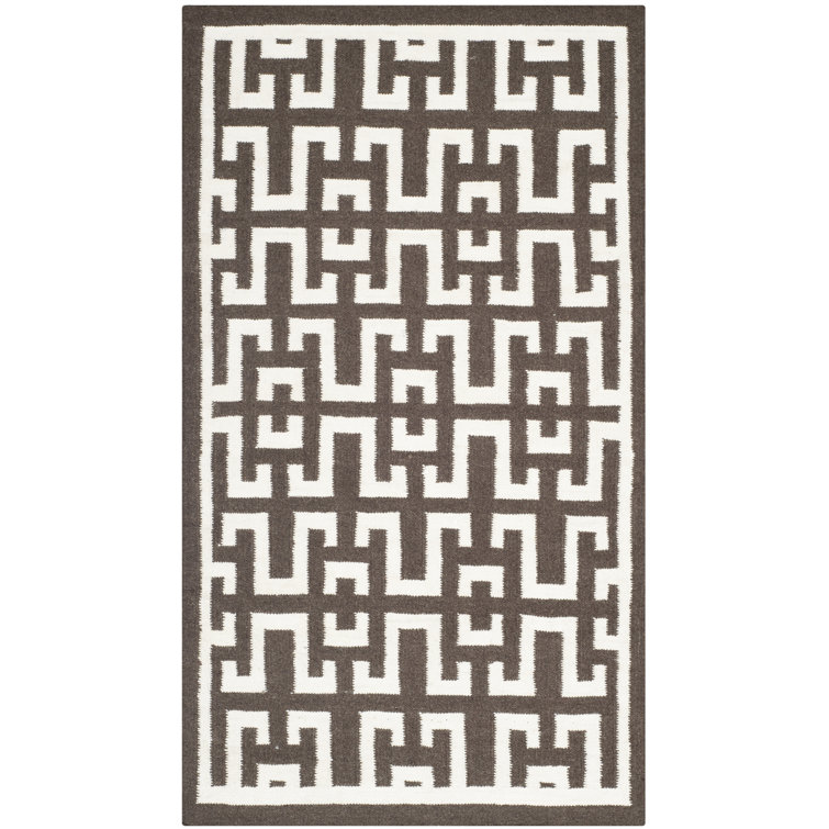 Feliciano Geometric Wool Hand Woven Area Rug