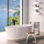 Aquatre 58.88'' L Freestanding Soaking Bathtub