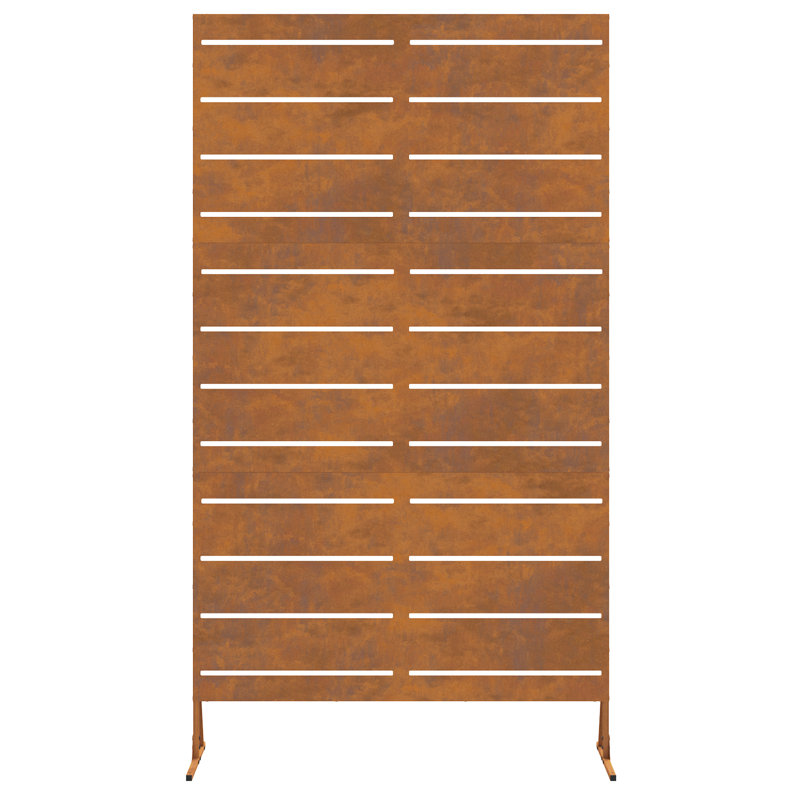 Steel Fence Panel Steel Medium Durable, Copper