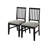 Wooden Dining Chair With Warm Grey Cover-212929904