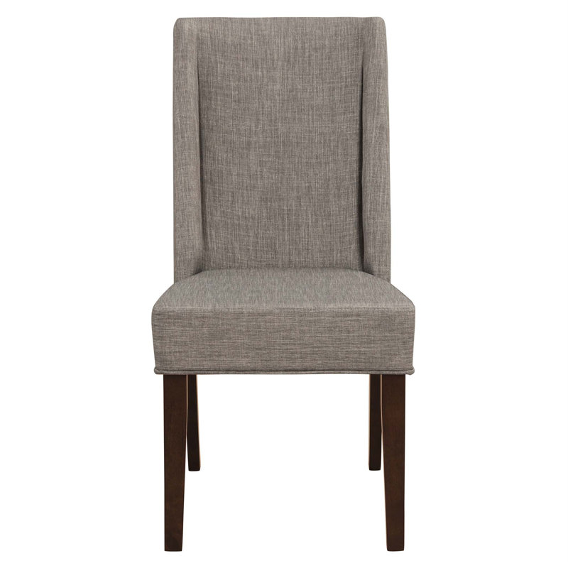 Ensemble de chaises de salle à manger de conception contemporaine en tissu 2 pièces