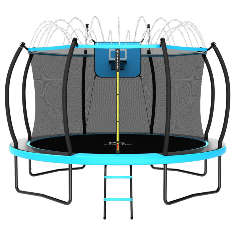 Trampoline à arc 12 pi bleu clair Acwarm Home 2026, Bleu
