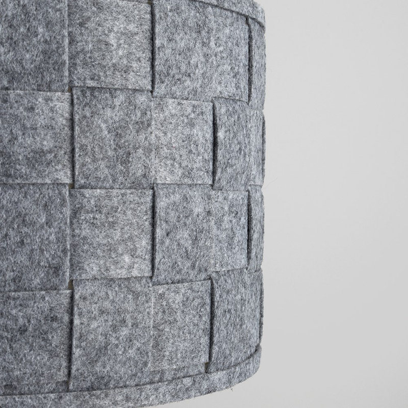 Monza 20 cm H Drum Cotton Pendant Shade ( Clip On )