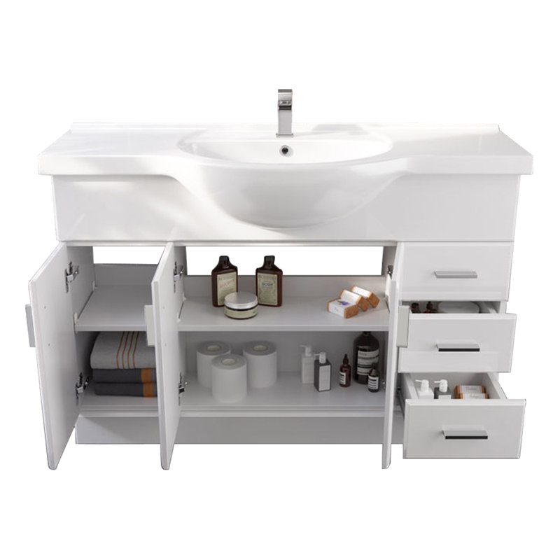Avary 1210mm Single Bathroom Vanity with Integrated Ceramic Basin