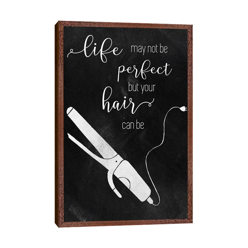 Perfect Hair by Tava Studios - Gallery-Wrapped Canvas Giclée on Canvas, 66.04 cm H x 45.72 cm W, Classic Wood Framed