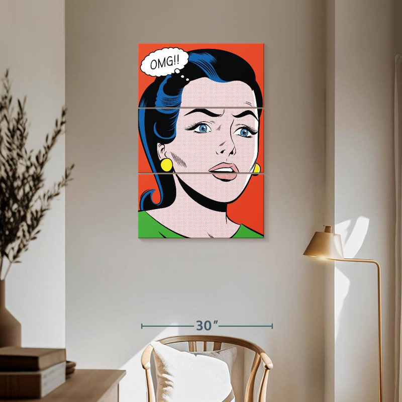 Leisha OMG, 57" H x 36" W