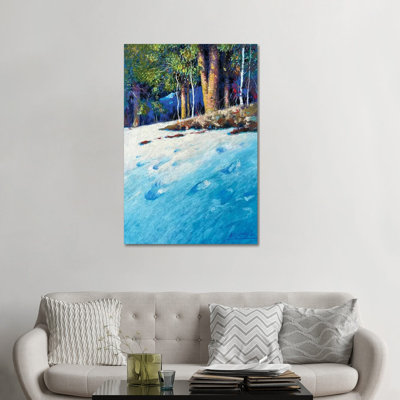 «Winter Day», reproduction d'art sur toile tendue