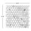 Hexagon Metal Look Wall & Floor Tile-93706731