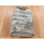 Tapis gris en laine et en soie noué à la main 8 pi 10 po x 12 pi 3 po 0E2174144A104728B99F2BD0C0870B05