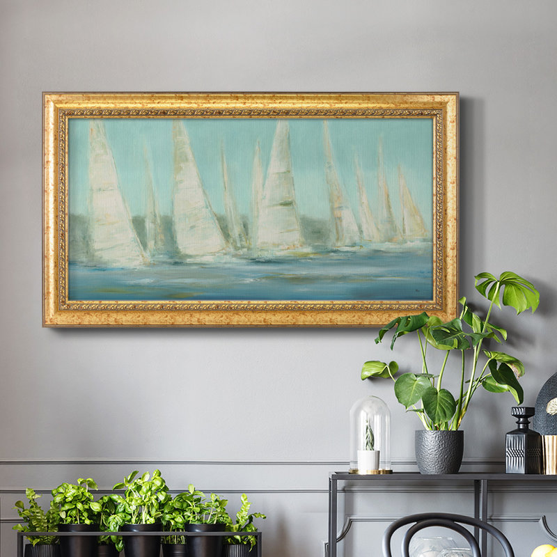 Summer Sails - Reproduction de photo sur toile simple, H 25 po x l 45 po x P 2,5 po