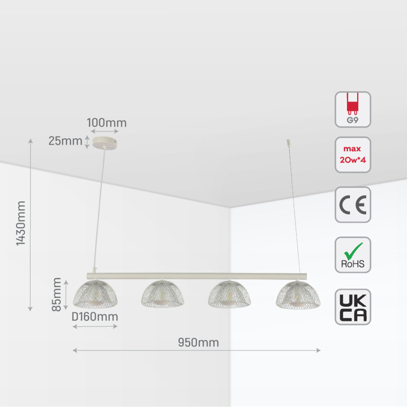Rafiat 4 - Light Chandelier