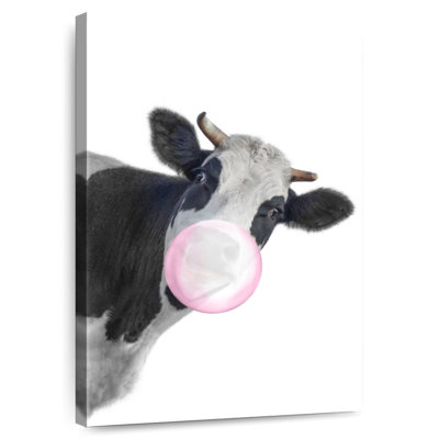 Bubble Gum Holstein Cow