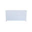 Armoire décorative blanche 60 po avec 4 portes, buffet rustique pour la décoration de la salle à manger, style américain, sapin et intérieur en bois à cloison flexible - Buffet de porte, rangement pour buffet, finition peinte, massif