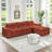 Grimpante Boneless 116.26''W Modular Sofa-308444050