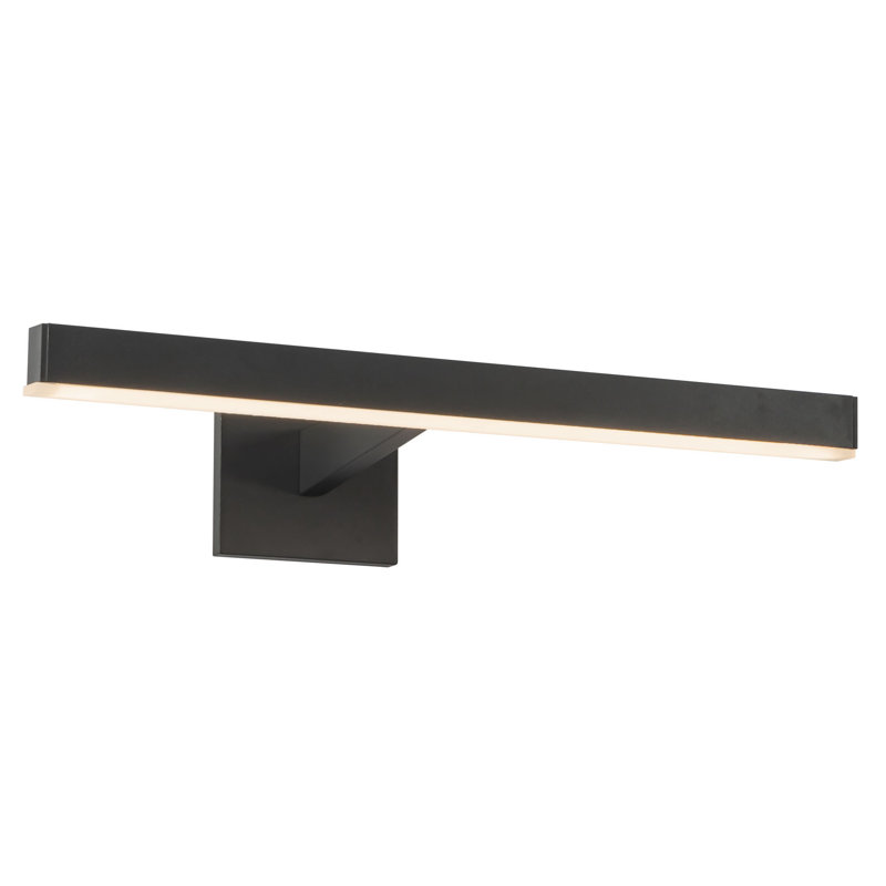 Vega 19-in Black dimmable LED Picture Light, Matte Black, 19.00