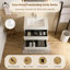  Meuble-lavabo autoportant de 30 po avec plateau en pierre blanche et 2 tiroirs modernes pour petite salle de bain-1529269016