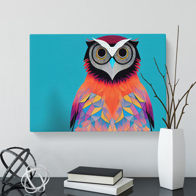 Supreme Owl - Wrapped Canvas