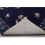 Tapis bleu marine en laine touffeté à la main bleu marine Art Déco-1869044178