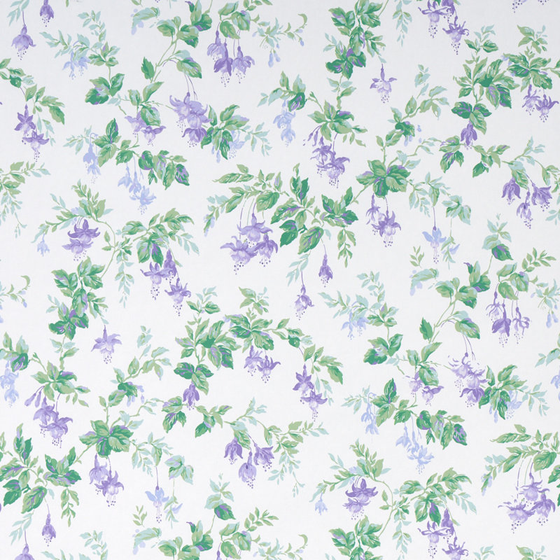 Garden Gate Wallpaper, Violet