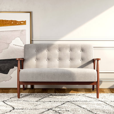 2 Seater Linen Loveseat