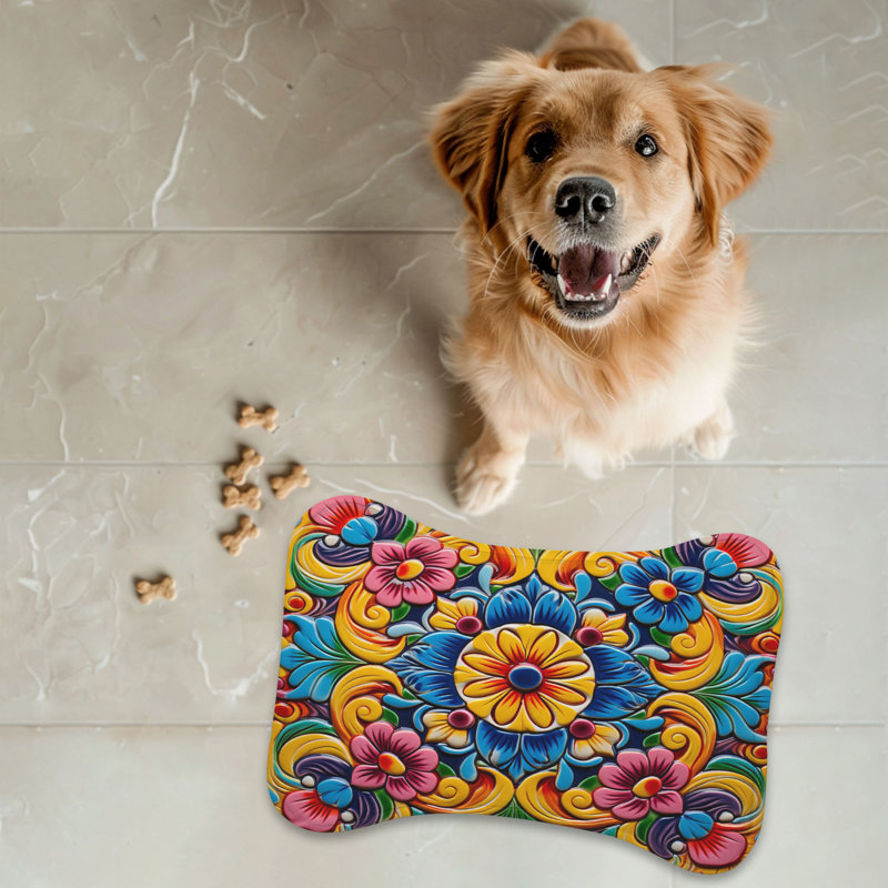 Tapis mexicains à motif d'os 1 pièce