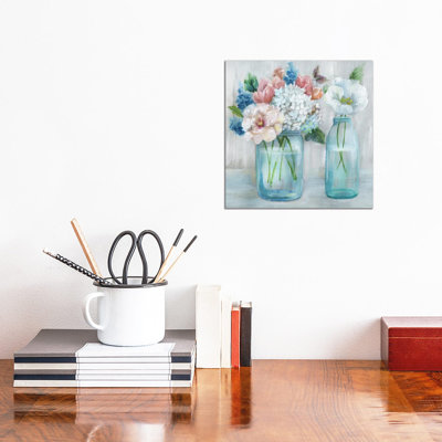 Country Bouquet By Nan - Wrapped Canvas Graphic Art by Nan - Wrapped Canvas Gallery-Wrapped Canvas Giclée