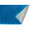 Tapis bleu uni plume ciselé à la main-1961408658