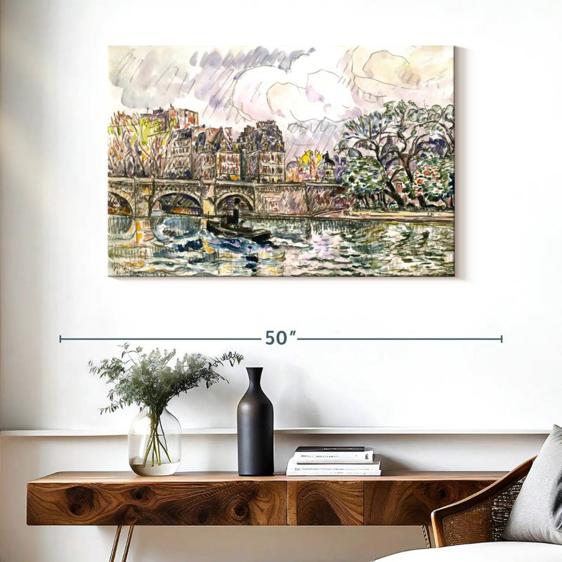 Sirci Paris La Place Dauphine, H 26 po x l 39 po